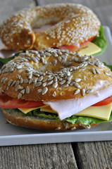 Schinkenbagel