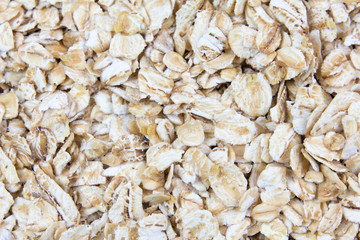 The background of oat flakes