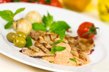 Filet,Medaillons vom Kalb