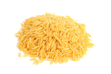 Pasta on white