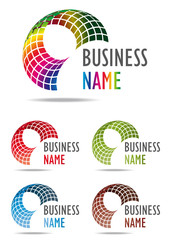 Business logo rainbow design - 42387535