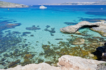 Blue Lagoon in Comino