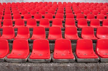 Stadium seats pattern