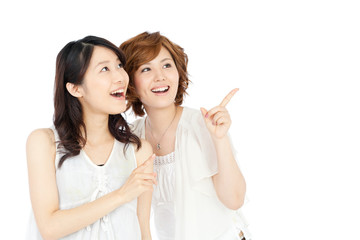 Beautiful young women. Portrait of asian.