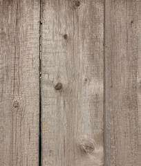 Close up of gray wooden fence panels