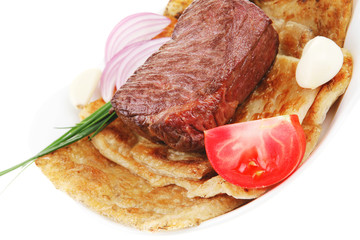 grilled meat : beef ( pork )