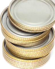 Tin lids for canning