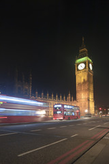 Fototapeta na wymiar London Big Ben By Night