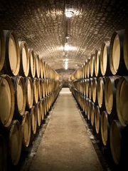  Barrels in wine cellar © ChaoticDesignStudio