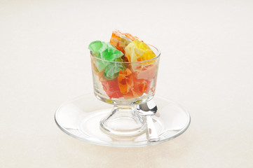 Delicious gelatin dessert