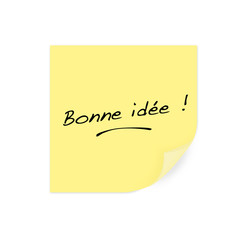 post-it : bonne id&eacute;e / brainstorming