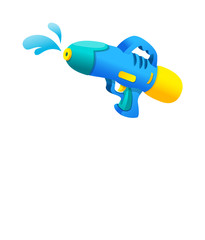 Vector icon water gun