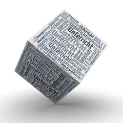 Unterricht - W&uuml;rfel / Cube