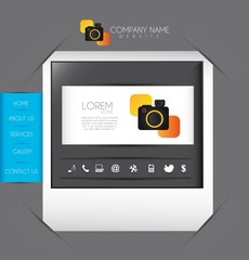 Naklejka premium website