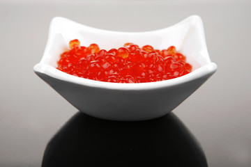 delicatessen food : red salmon caviar