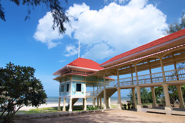 Palace Mrigadayavan (Marukhathaiyawan) in Cha-Am, Thailand