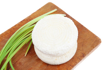 dairy products : feta white cheese