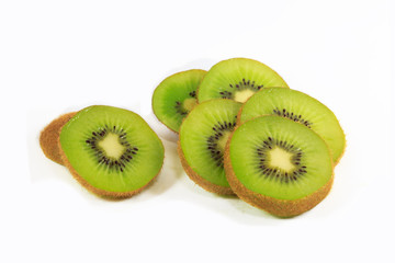 Fototapeta premium Fresh kiwi fruit slices