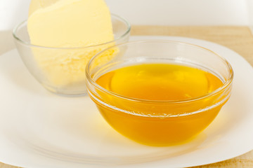 whole butter and ghee