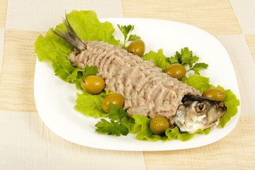 chopped herring - forshmak