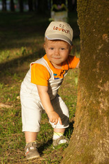 A charming little baby