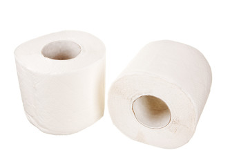 Two rolls of toilet paper