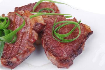 grilled meat beef steaks strips