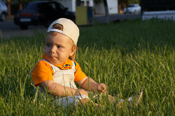 A charming little baby