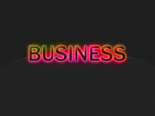 Fototapeta na wymiar Dark background with light pink text Business