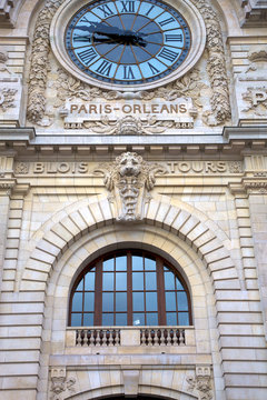 Paris orleans station clock in Paris