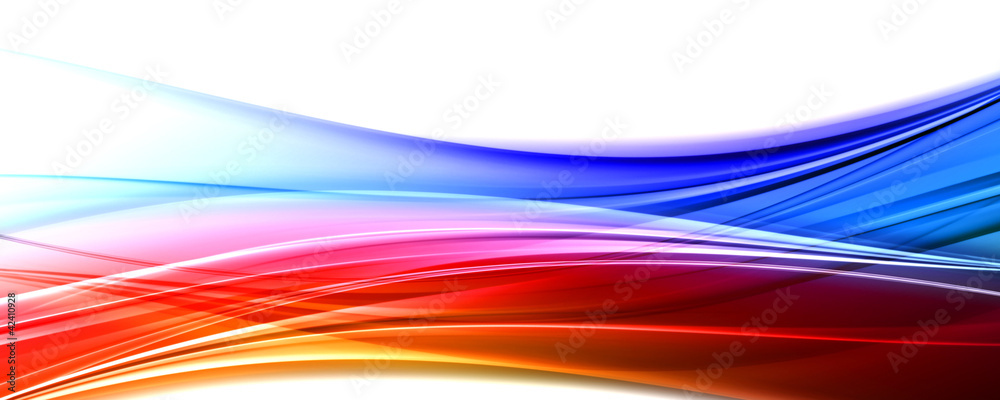 Fototapete abstract elegant wave panorama background design with space for your text