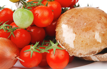 vegetables ready for salad