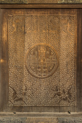 Ornamente in Holz, TaiJiDian, Verbotene Stadt, China / Peking