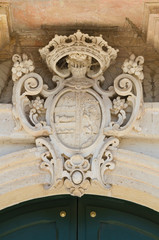 Scarpa palace. Martano. Puglia. Italy.