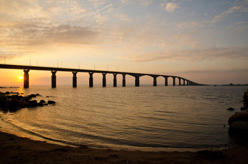 Fototapeta premium Sunrise at bridge