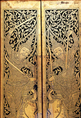 Thai doors.