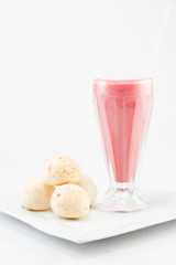 yucca bread and yogurt