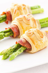 Spargel im Teig