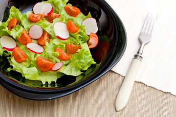 Plate of salad