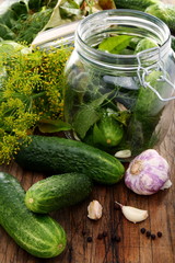 Pickling cucumbers.