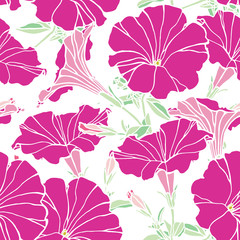 Бесшовный цветочный паттерн