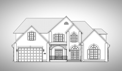 front view contour house