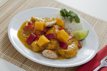 Thai mango chicken