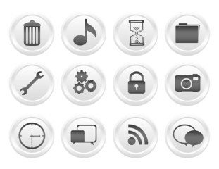 button icon set