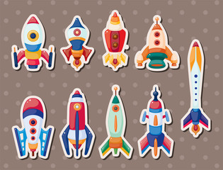 rocket stickers