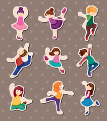 dancer stickers
