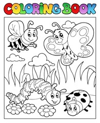 Livre de coloriage bugs thème image 2
