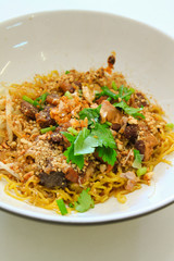 Delicious Thai dry noodle