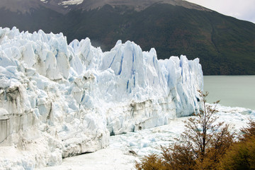 Glacier Moreno in Terra del Fuego Argentina