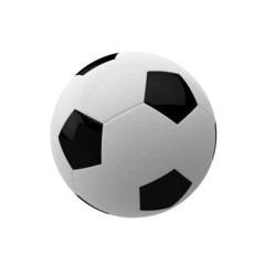 Naklejka premium soccer ball isolated on white background